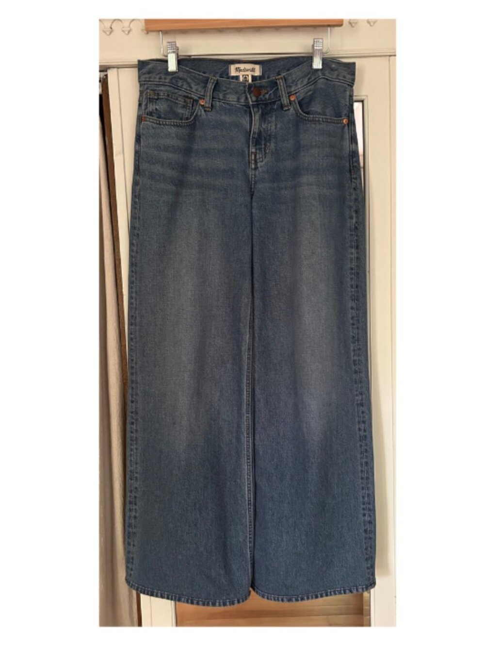 Madewell Low-Rise Superwide-Leg Jeans Sz 26